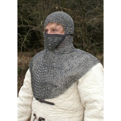 Chainmail with gorget and triangular mask