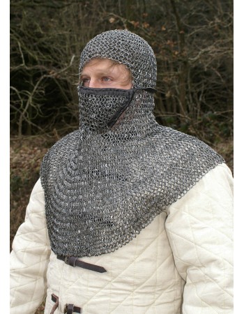 Chainmail with gorget and triangular mask
