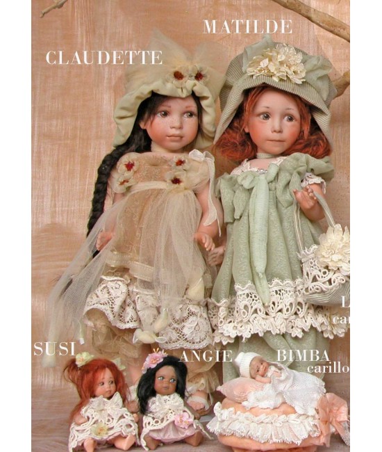 Porcelain Dolls: Matilde, Size: 42 cm