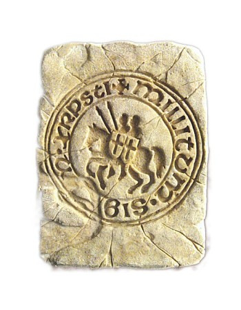 Tile with Templar Seal