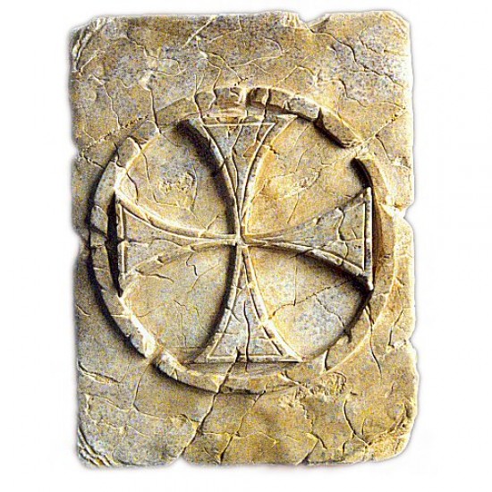 Tile with Templar Cross