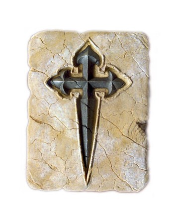 Tile with the Cross of Saint James of Compostela