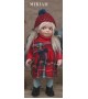 Porcelain Doll Miriam, Collectible Porcelain Doll - Height: 10.6 in