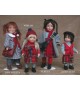 Porcelain Doll Michelino - Size 10.6 in