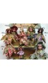 Ninfea Sitting Porcelain Fairy Doll - 7,5 in, Porcelain Fairy Dolls   