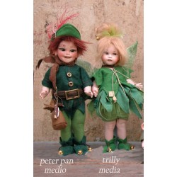 Peter Pan - Trilly - Dolls porcelain fairy tales