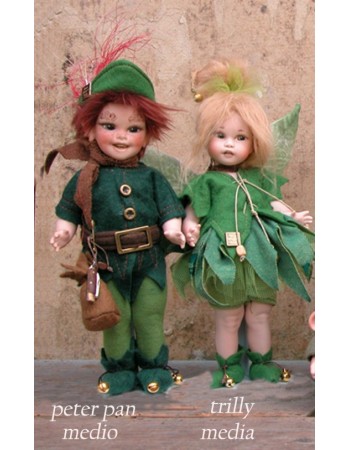 Peter Pan - Trilly - Dolls porcelain fairy tales