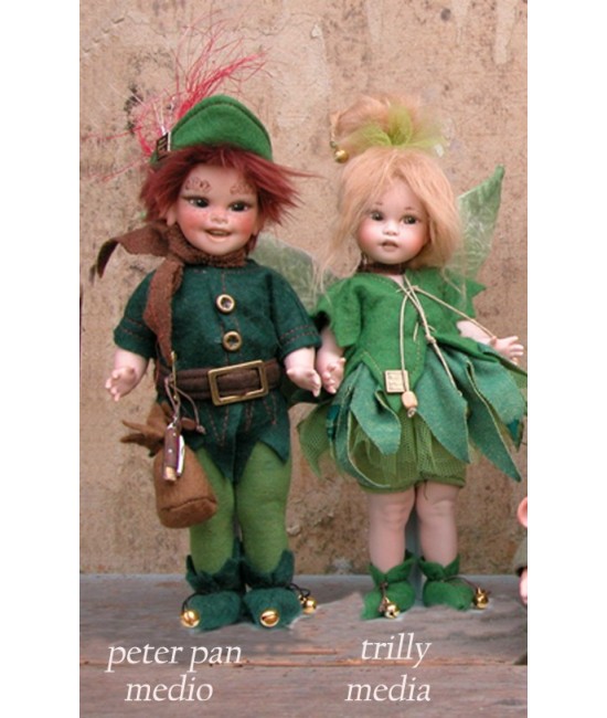 Peter Pan - Trilly - Dolls porcelain fairy tales
