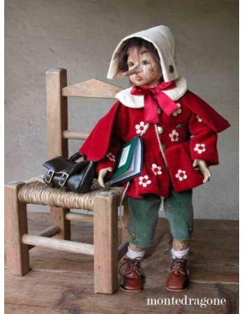 Pinocchio wood effect - Dolls porcelain fairy tales