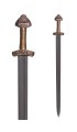 Viking Sword with Scabbard - Damascus Steel Blade