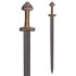 Viking Sword with Scabbard - Damascus Steel Blade