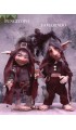 Pungitopo and Tamarind Porcelain Elf Gnome Doll, Porcelain Fairy Dolls 