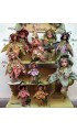 Fairies purple loosestrife - Asphodel - Porcelain Fairy Doll 8.6 in 
