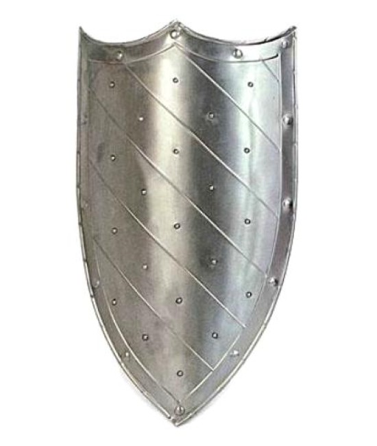 Scudo medievale a tre punte
