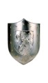 Rampant lion shield
