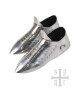 medieval shoes, clogs, 1.5 mm steel, pair