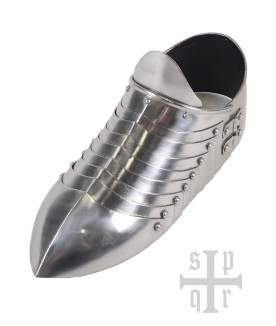 medieval shoes, clogs, 1.5 mm steel, pair