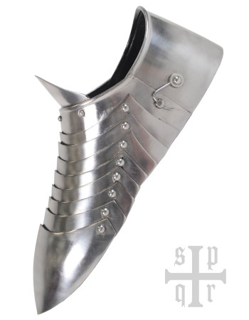 medieval shoes, clogs, 1.5 mm steel, pair