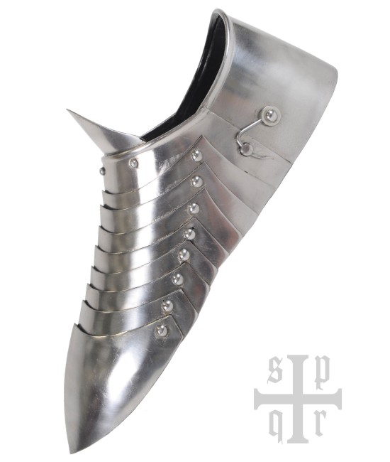 medieval shoes, clogs, 1.5 mm steel, pair