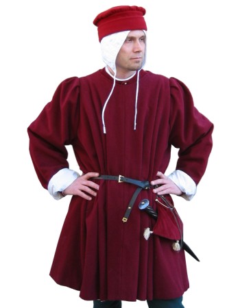 Pleated surcoat of 1400