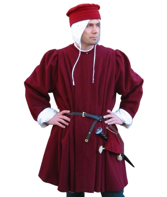 Pleated surcoat of 1400