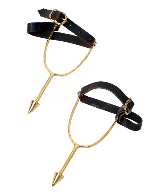 Norman spurs brass