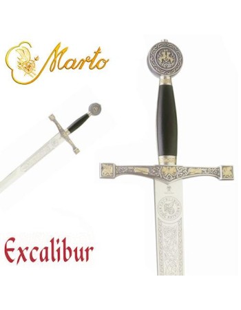 Excalibur Sword Gold and Silver