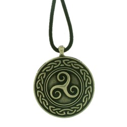 Triskele, metal pendant