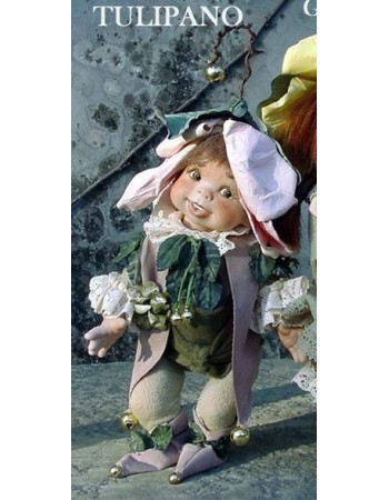 Tulip - porcelain gnomes dolls