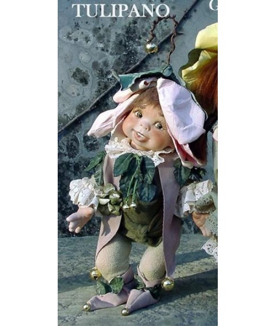 Tulip - porcelain gnomes dolls