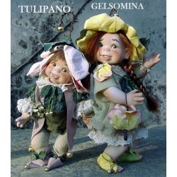 Tulip - porcelain gnomes dolls