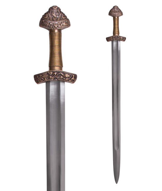 Viking Sword from Dybäck with Scabbard, 11th c., Tempered blade