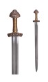 Viking Sword from Dybäck with Scabbard, 11th c., Tempered blade
