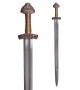 Viking Sword from Dybäck with Scabbard, 11th c., Tempered blade
