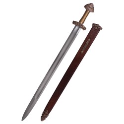 Viking Sword from Dybäck with Scabbard, 11th c., Tempered blade