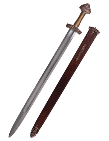 Viking Sword from Dybäck with Scabbard, 11th c., Tempered blade