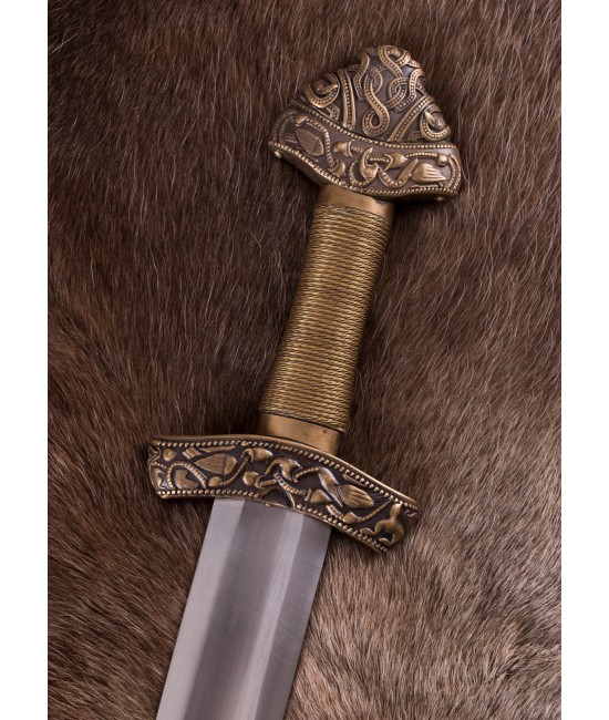 Viking Sword from Dybäck with Scabbard, 11th c., Tempered blade