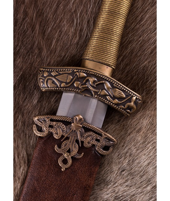 Viking Sword from Dybäck with Scabbard, 11th c., Tempered blade