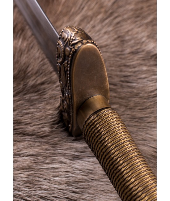 Viking Sword from Dybäck with Scabbard, 11th c., Tempered blade