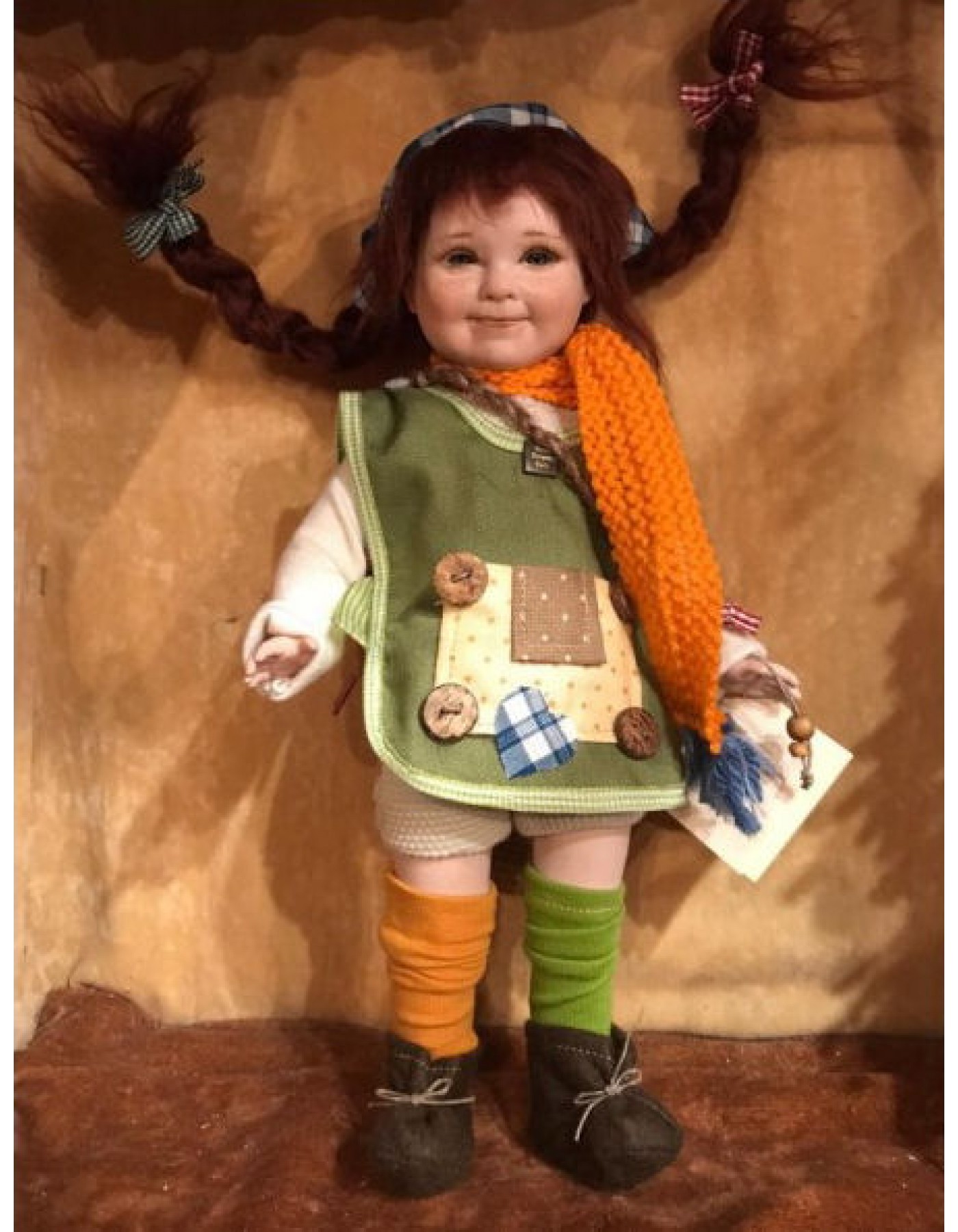 Pippi longstocking - Dolls porcelain fairy tales